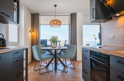 Marienleuchte Apartamento | BeltEck vacation apartment - pure sea view. Sauna. Family friendly.