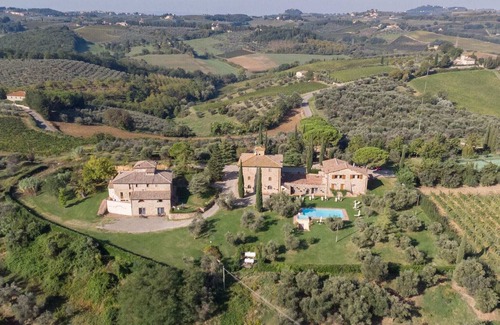 San Pietro in Bossolo Cabaña | Acogedora casa de campo en Tavarnelle Val di Pesa con piscina