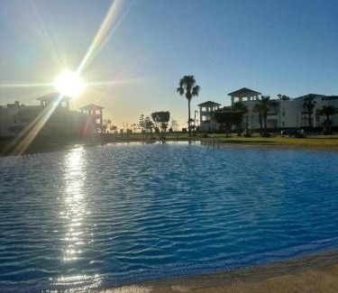 Asilah Beach Apartamento | BERALMAR RESIDENCE Privée en terrasse rez-de-jardin pied dans l'eau Chez FAOUZIA