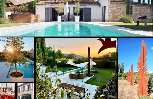 Oppede Casa | Casa Bertuli LES CERISIERS 58M2 4 **** DISEÑO Aire acondicionado LUJO