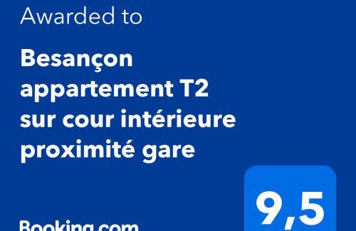 Besancon Apartamento | Besançon appartement T2 sur cour intérieure proximité gare