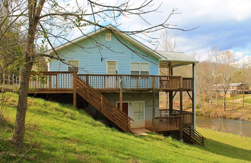 Franklin Casa | Lo mejor de Smokies: frente al río, cascadas, inolvidable: ¡lo tengo todo!