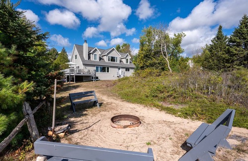 Baileys Harbor Casa | ¡Playa de arena para 14 en el lago Michigan!