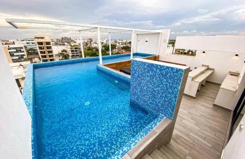 Luis Donaldo Colosio Apartamento | Best Studio at 5th Ave with Pool Gym Steps to Beach