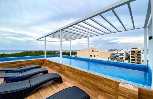 Luis Donaldo Colosio Apartamento | Best Studio at 5th Ave with Pool Gym Steps to Beach