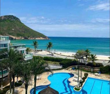 Recreio dos Bandeirantes Apartamento | Bestview - Resort beira mar Pool academia Jacuzzi