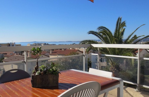 Saint-Laurent-du-Var Apartamento | Entre Niza y Cannes, vista panorámica al mar, piscina