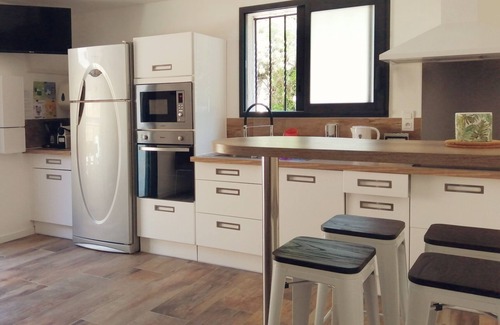 Saussines Condominio | Entre Nimes y Montpellier, alojamiento con aire acondicionado 4 pers. con piscina