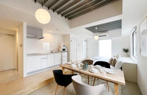 Hiroshima City Centre Apartamento | bHOTEL Arts Dobashi - New Studio Apt in the City Center for 6Ppl