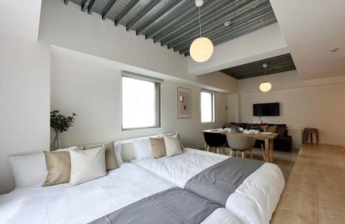 Hiroshima City Centre Apartamento | bHOTEL Arts Dobashi - New Studio Apt in the City Center for 6Ppl