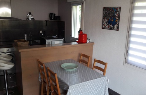 Bidart Apartamento | Jardín Apartamento, Uhabia playa cerca del casco antiguo de Bidart.