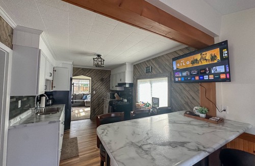 Big Bay Casa | Big Bay Getaway - Outdoor sauna and extra parking for snowmobiles & trailers!