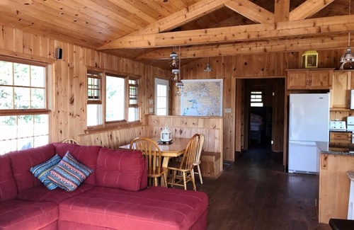 Kenora Cabaña | Big Blue barco - Private Island-Kenora, lago de los bosques