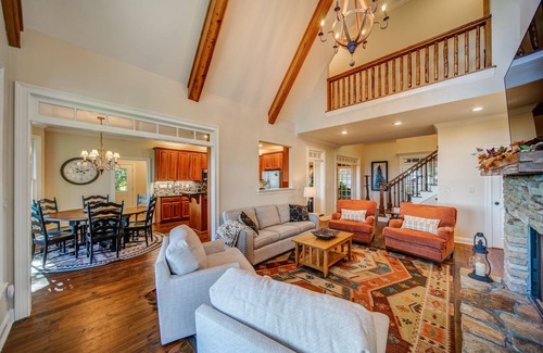 Big Canoe Casa | Big Canoe Home with Mountain Views, Game Room, Fire Pit, Sleeps 14