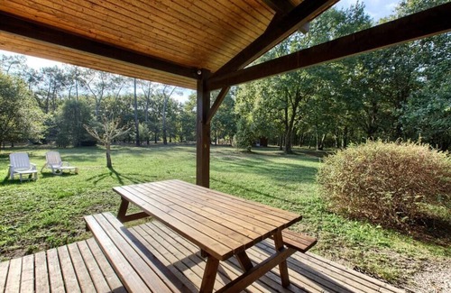 Noaillan Chalet De Esquí | 6- Gran cabaña en el corazón del bosque a orillas del Ciron