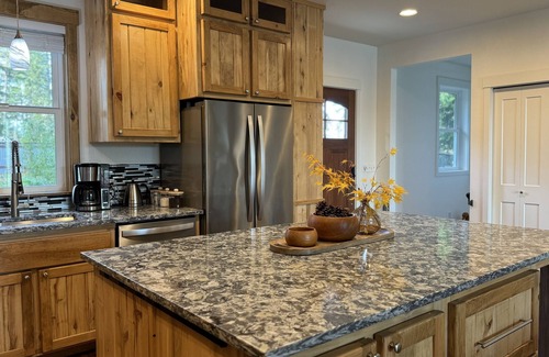 Belfair Casa | Big Lake House: New House, Lakefront, Covered Decks, Views, Dock & Watercraft