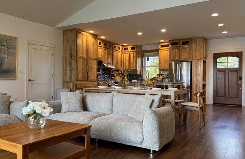 Belfair Casa | Big Lake House: New House, Lakefront, Covered Decks, Views, Dock & Watercraft