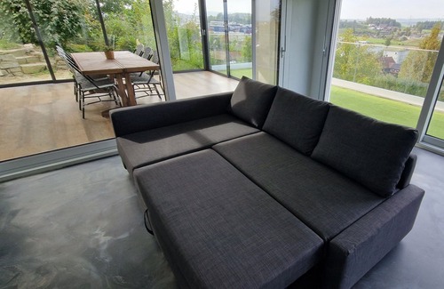 Dierikon Apartamento | Big Premium Loft with View, Washer, Parking, Kitchen, Tub