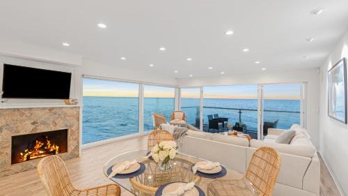 Eastern Malibu Casa | Big Rock Beach Retreat with Oceanfront Balconies Direct Beach Access Sweeping Sunset Views Pacific Coast Outlook by AvantStay