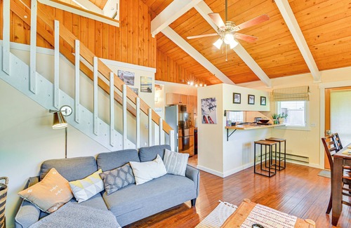 Big Sky Condominio | Big Sky Condo w/ Golf Course View, Steps to Town