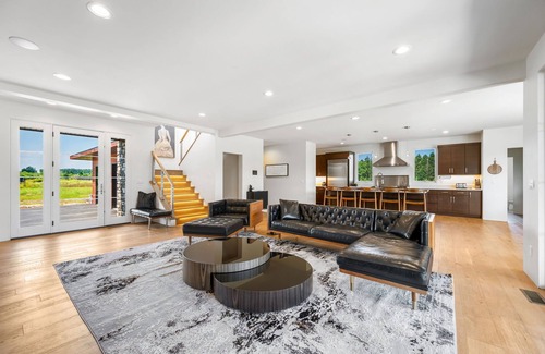 Ellison Bay Casa | Big Sky Ellison Bay Retreat with Private Hot Tub & In-Home Movie Theater