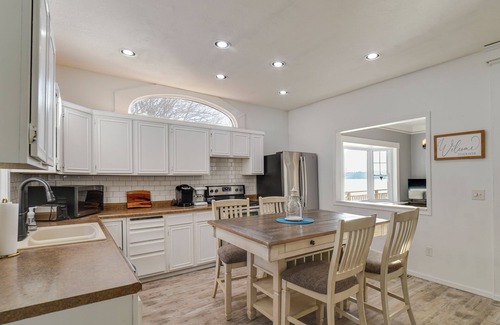 Ortonville Casa | Big Stone Lake Access: Home w/ Private Beach