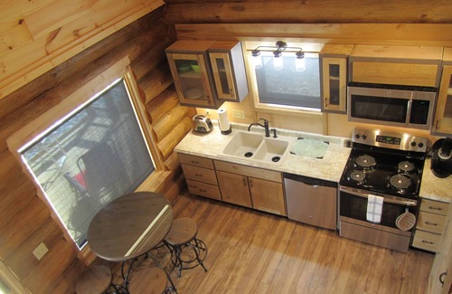 Grantsburg Cabina | GRANDES CABINAS DE RÍO DE MADERA "El Nido del Águila"