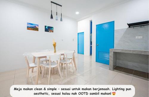 Si Rusa Casa | Biru Home PD Famili Selesa Suppa Pool & Aircond
