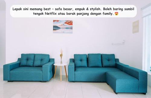 Si Rusa Casa | Biru Home PD Famili Selesa Suppa Pool & Aircond