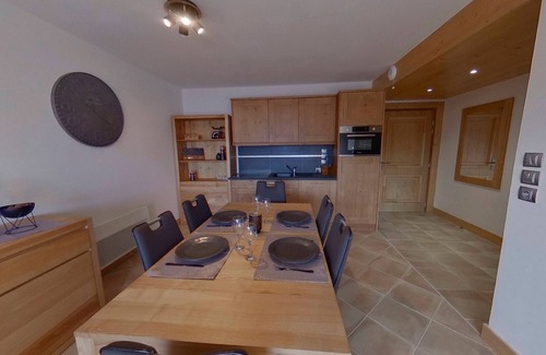 Bisanne 1500 Apartamento | Bisanne 1500 - Ap. 6 pers, 2 baños, piscina, parking