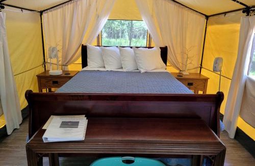 Mid America Otro | Black Fox Den: A Woodland Glamp - Dog Friendly in Hot Springs, AR