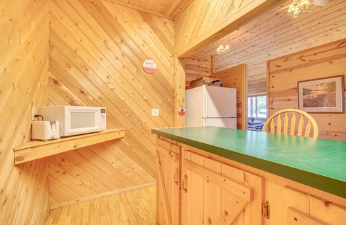 Neillsville Cabina | Black River Log Cabin: Fish, Swim + Unwind!