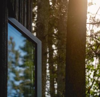 Whitehorse Casa | Black Spruce - Orange Door
