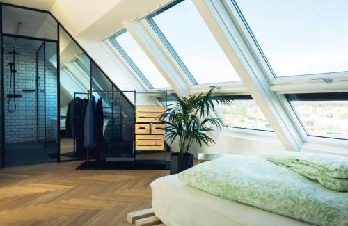 Meidling Apartamento | Blackriver Loft Vienna mit gratis Parkplatz nahe Schönbrunn und U6