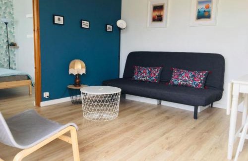 Courseulles-sur-Mer Apartamento | Bleu Salé - F2 Courseulles avec balcon