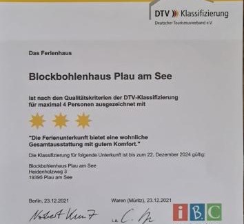 Plau am See Casa | Blockbohlenhaus Plau am See