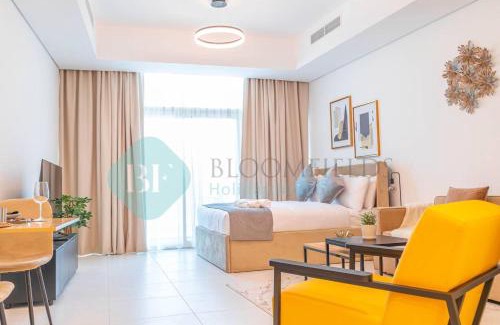 Al Raha Beach Apartamento | Bloomfields Stylish Stu In Thalassa Beach Front