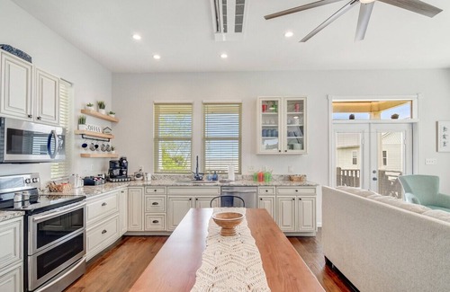 Ocean Springs Casa | Blue Belle Sounds Ocean Front - Private Beach Pet Friendly, Hot Tub, Firepit!