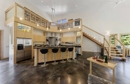 North Kawartha Cabaña | Blue Chalet located at Talan lake on 7 acer of forest and land with Private dock