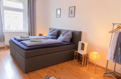 Rathausviertel Apartamento | Blue Chili 01 - TOP City Lage am HBhf Boxspringbett bis 4 Pers