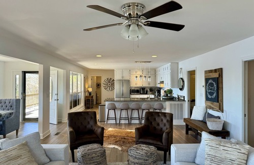 Crane Hill Casa | Blue Cottage at Sunset Cove, Bunk room 2 story dock! Best views!