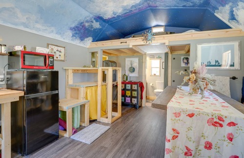 Rising Fawn Apartamento | 'Blue Dream' Cabin in Rising Fawn w/ Fire Pit!
