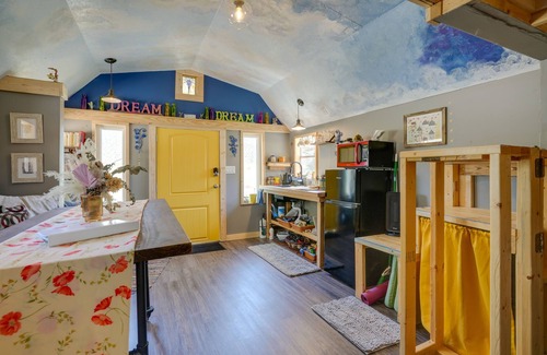 Rising Fawn Apartamento | 'Blue Dream' Cabin in Rising Fawn w/ Fire Pit!