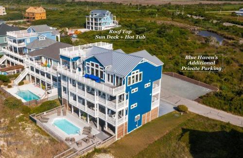 Ocean Sound Village Casa | Blue Haven | Oceanfront| Pool | Hot Tub | North Topsail Beach | Luxury Vacation Rental