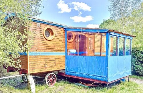 Naujac-Sur-Mer Cama Y Desayuno | Blue : La Roulotte du Médoc