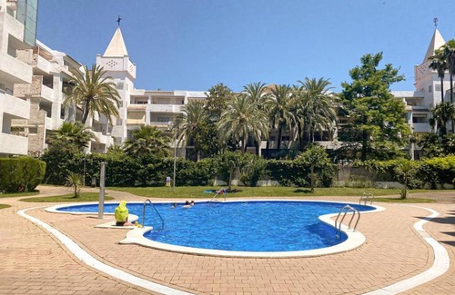 Santa Margarida Apartamento | Blue Marina - Terraza, piscina y Wifi gratis