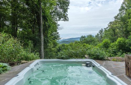 Weaverville Casa | Blue Ridge Bliss Gorgeous home with hot tub & stunning views