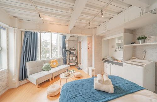 Nishinari Apartamento | Blue Sky Home Osaka Kishinosato Close to Station