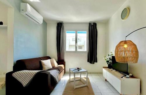 Boucan Canot Apartamento | Blue Waves studio, Bord de plage Boucan Canot