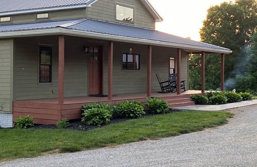 Guysville Casa | Bluebird Hill - rolling hills, meadows, large deck, fire pit, 3 bedroom, 2 bath